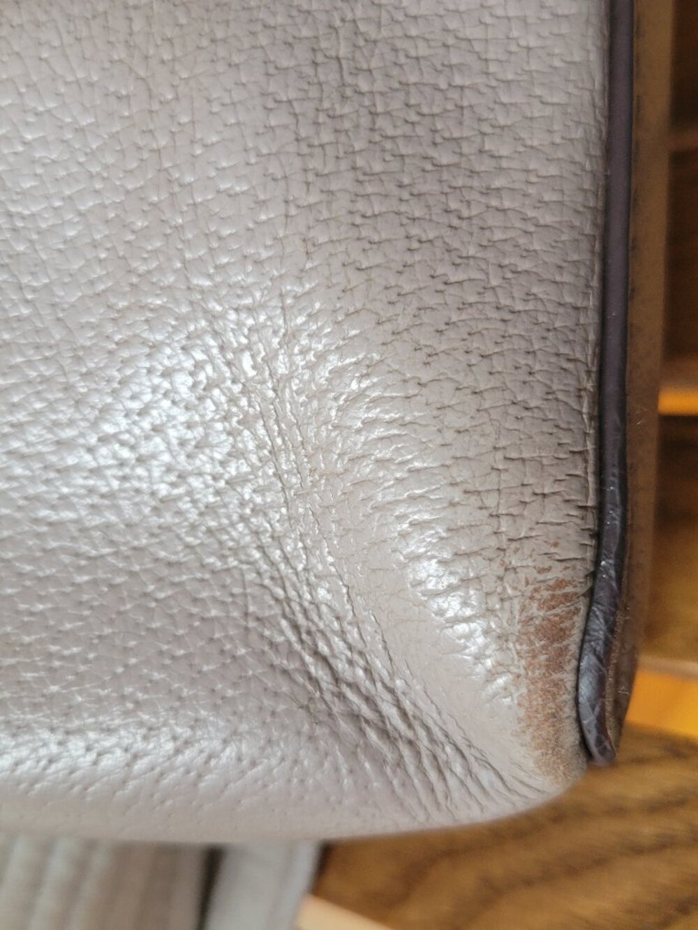 Kate Spade Grove Street Millie Pebbled Leather Crossbody Bag Taupe Greige - Picture 4 of 11